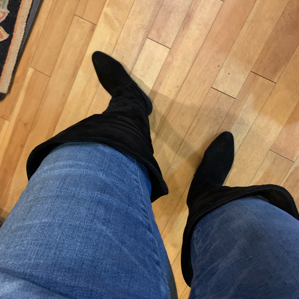 Roberto Vianni Neiman Marcus Black Suede Otk Boots